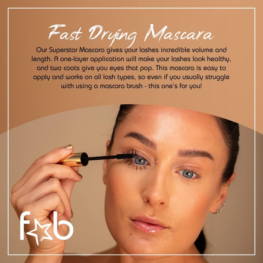 Máscara de Pestañas Fab Brows Superstar 10ml - Volumen y Longitud