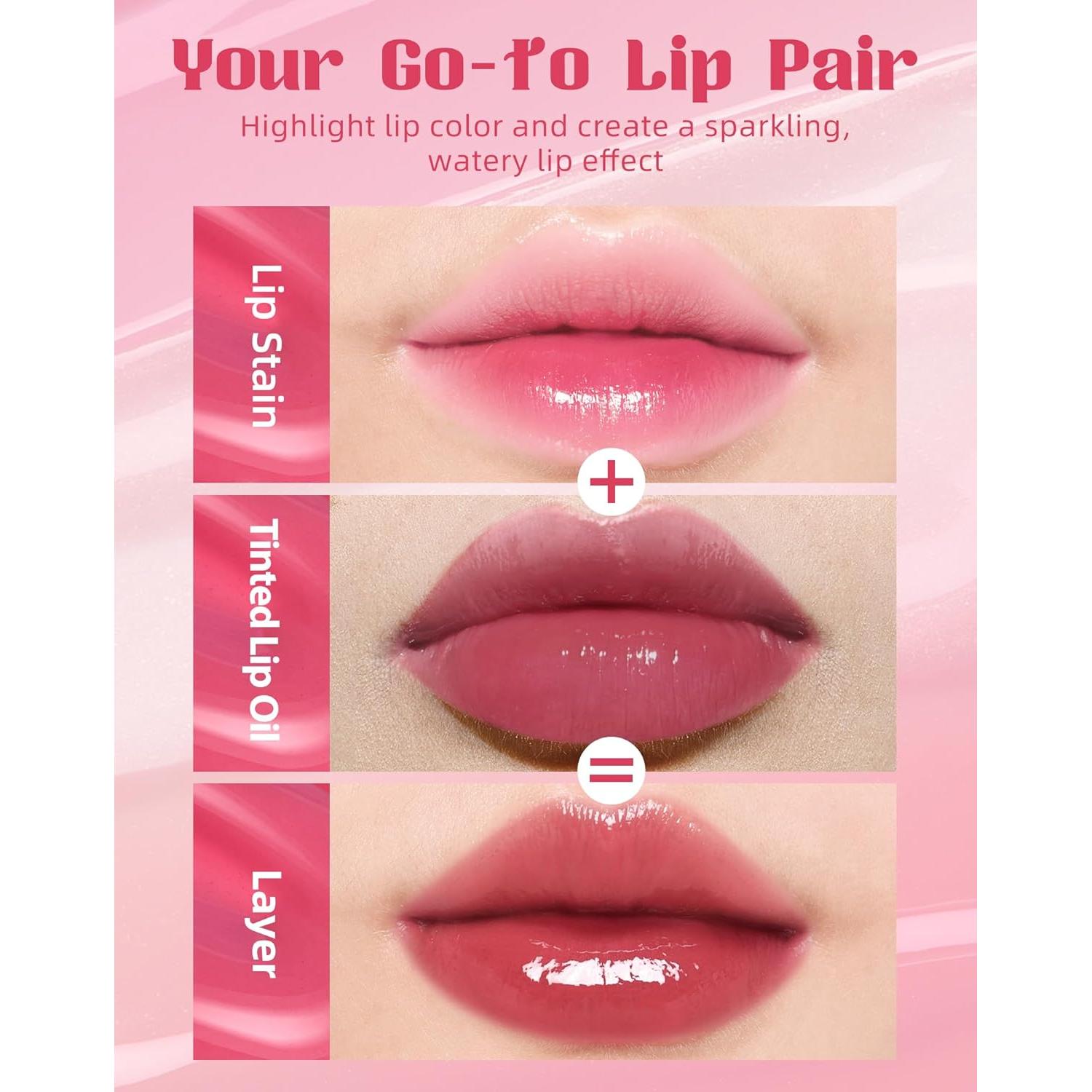 Set de Tinte Labial y Aceite Labial Bayfree - Hidratante 2-en-1