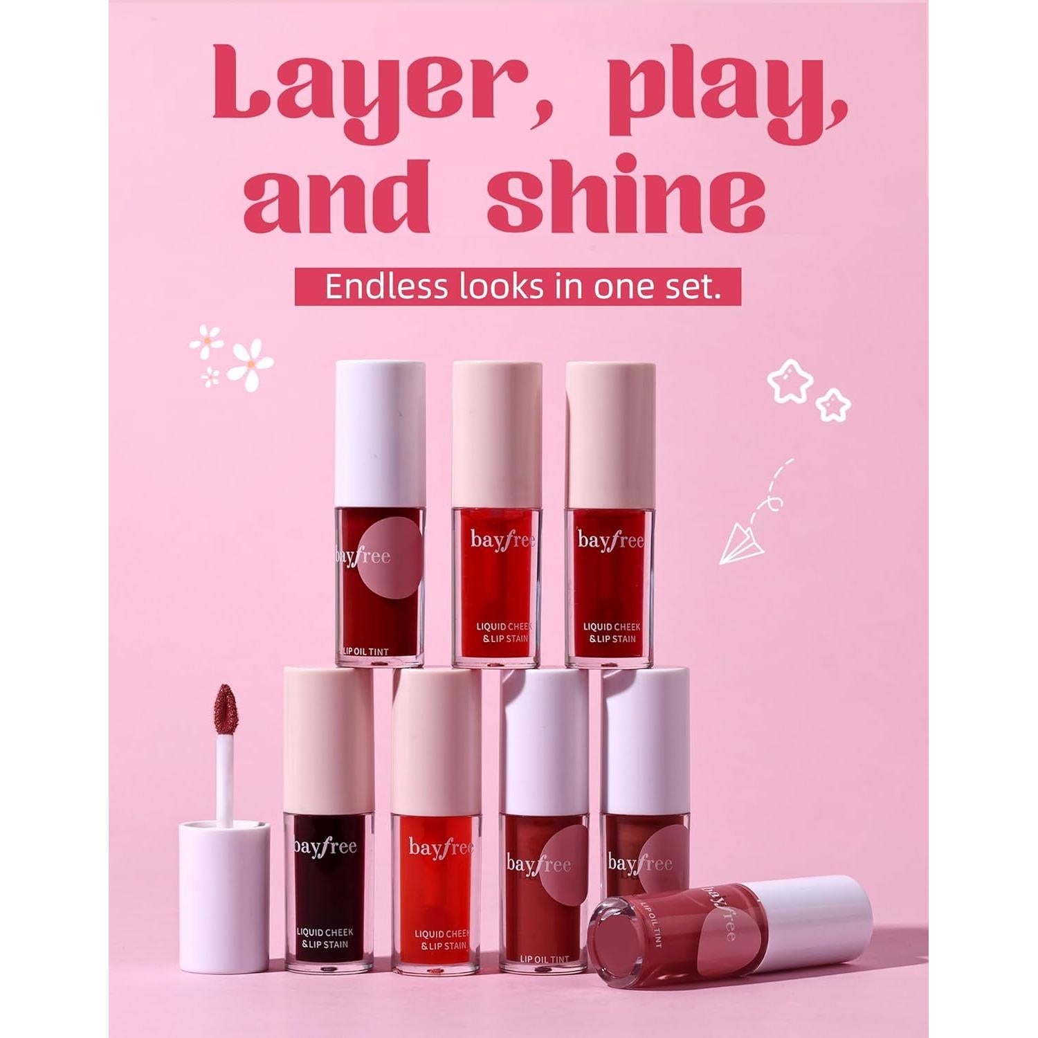 Set de Tinte Labial y Aceite Labial Bayfree - Hidratante 2-en-1