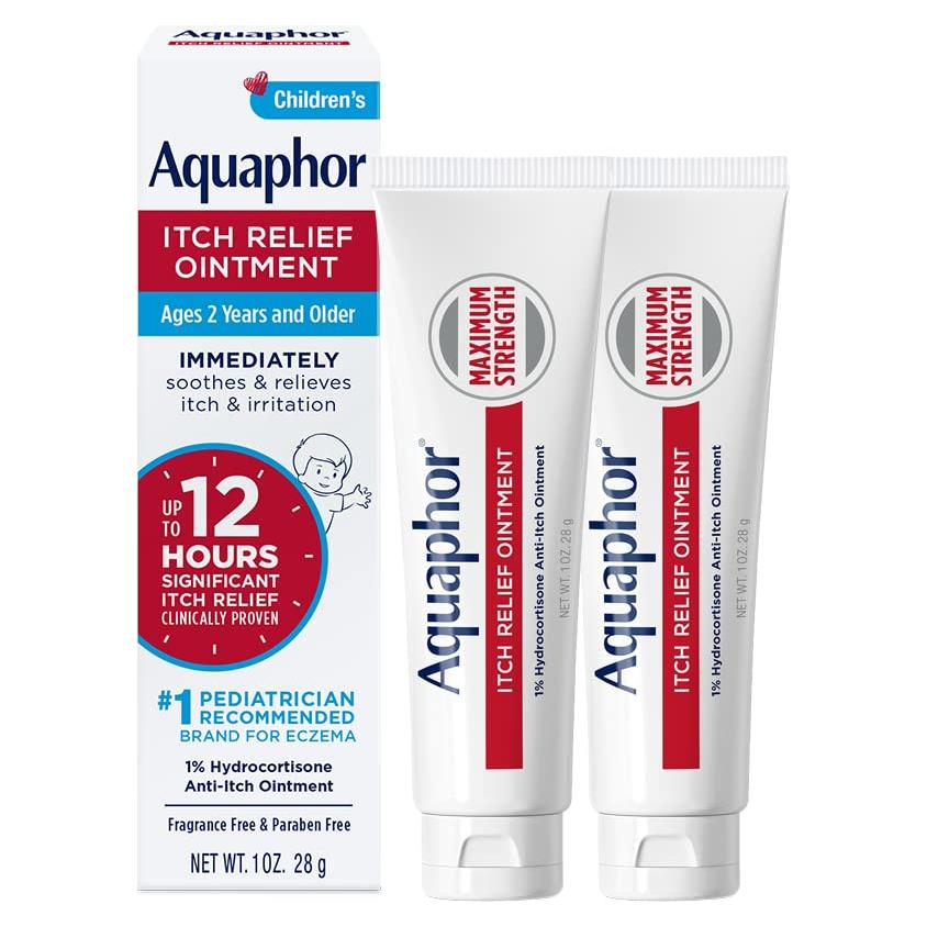 Ungüento Anti Picazón Aquaphor Niños 1% Hidrocortisona 2 Tubos 28.35 g