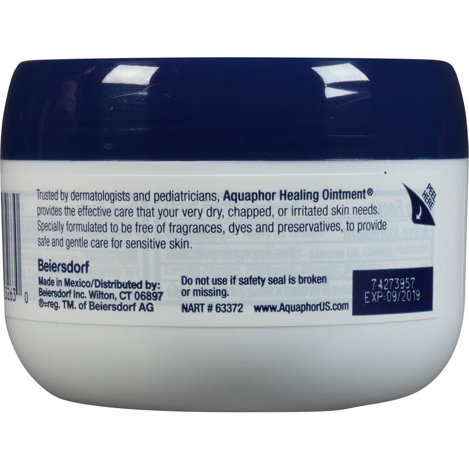 Ungüento Curativo Aquaphor 99.22 g - Hidratante para Piel Seca