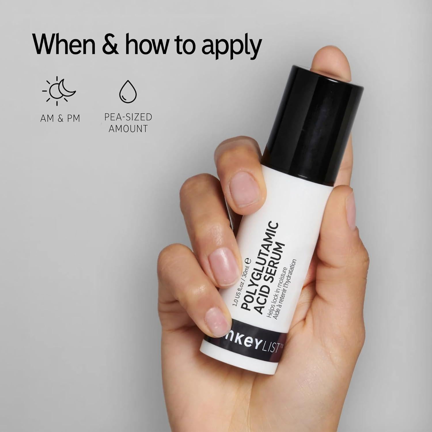 Suero Facial The INKEY List Ácido Poliglutámico 30 ml