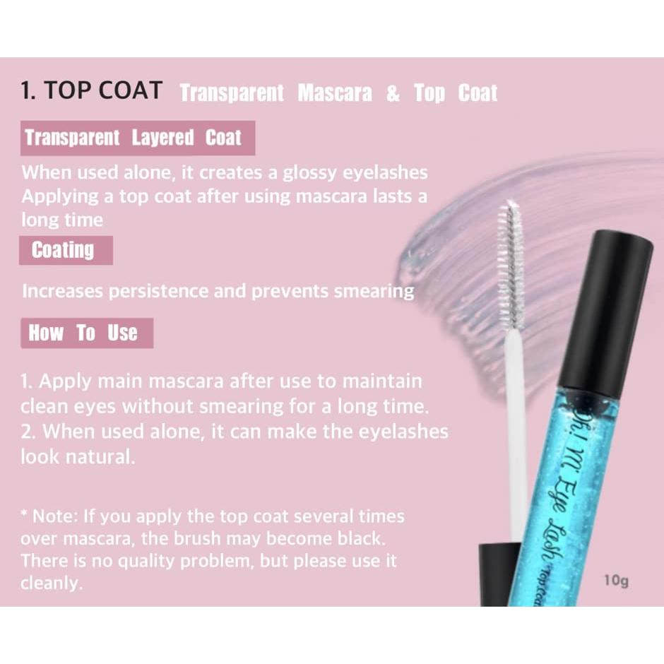 ETUDE Oh M'Eye Lash Top Coat Transparente 12.59 cm - Kbeauty