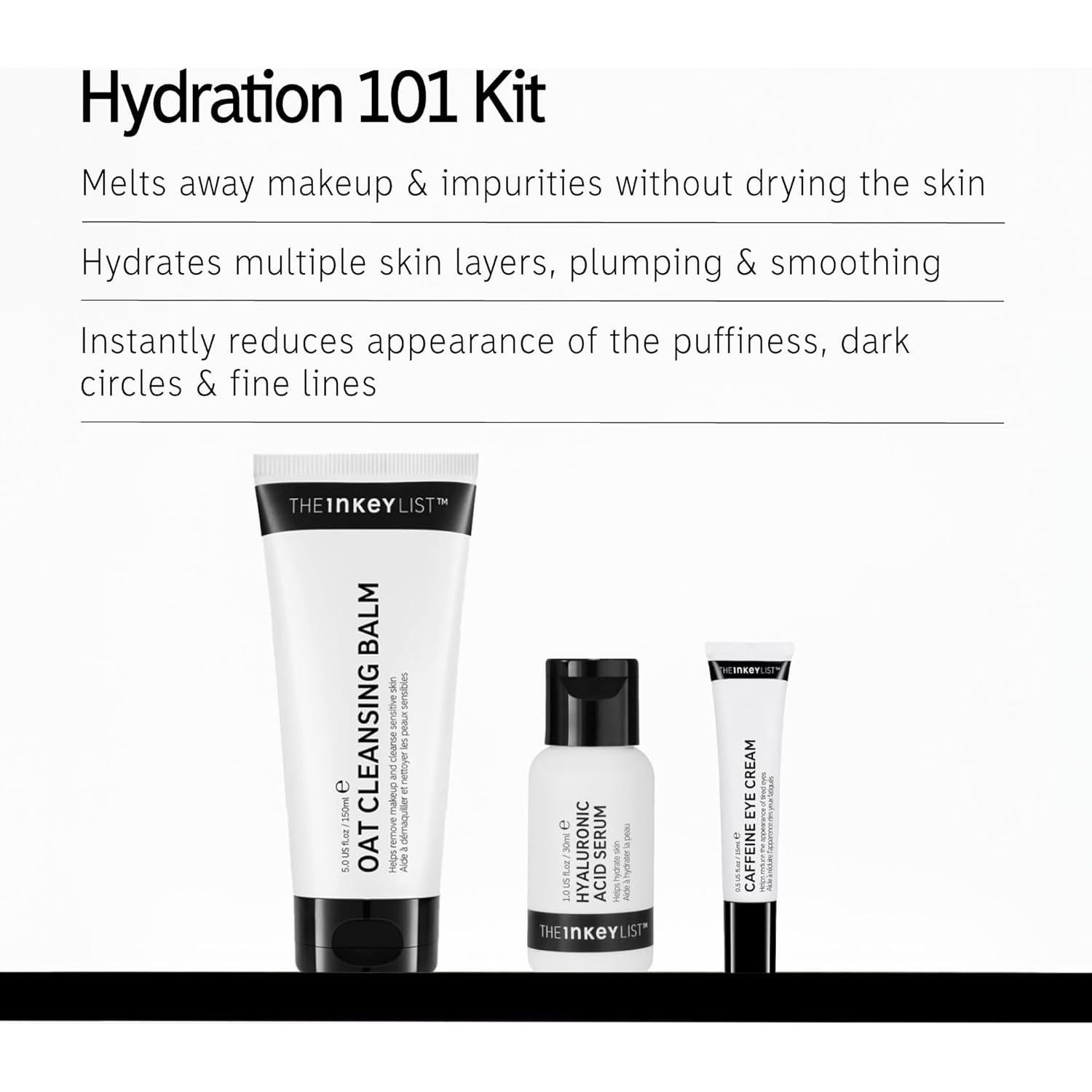 Conjunto de Hidratación 101 The INKEY List - Piel Seca - Vegano