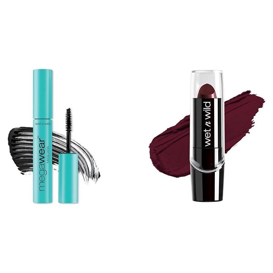 Paquete Maquillaje Wet n Wild: Máscara Voluminizadora y Pintalabios Hidratante