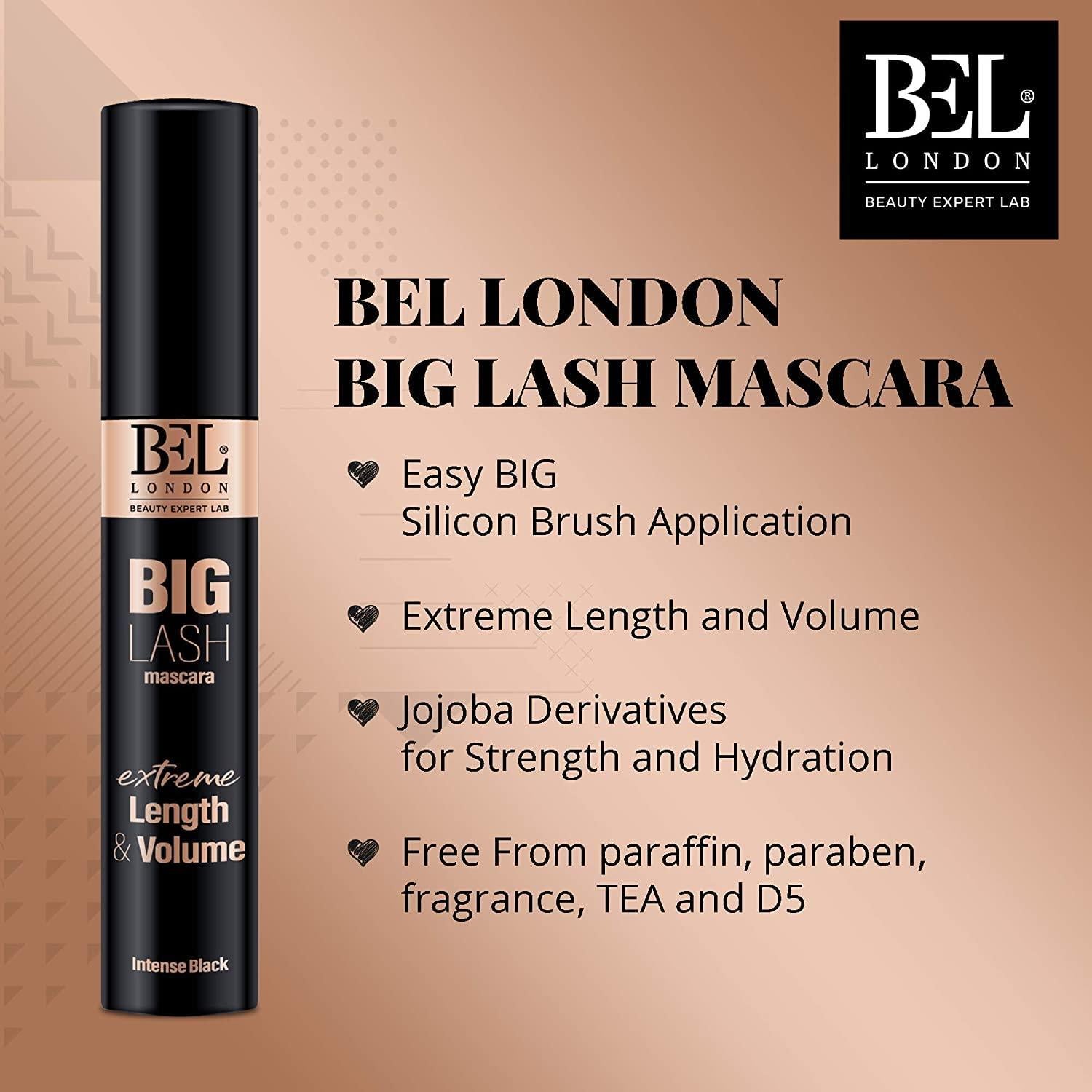 Máscara BEL London Big Lash - Longitud y Volumen 20g