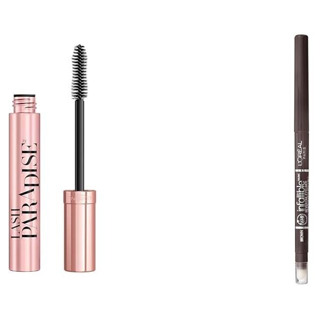 Dúo de Maquillaje Ojos: Máscara Voluminizadora y Delineador L'Oreal