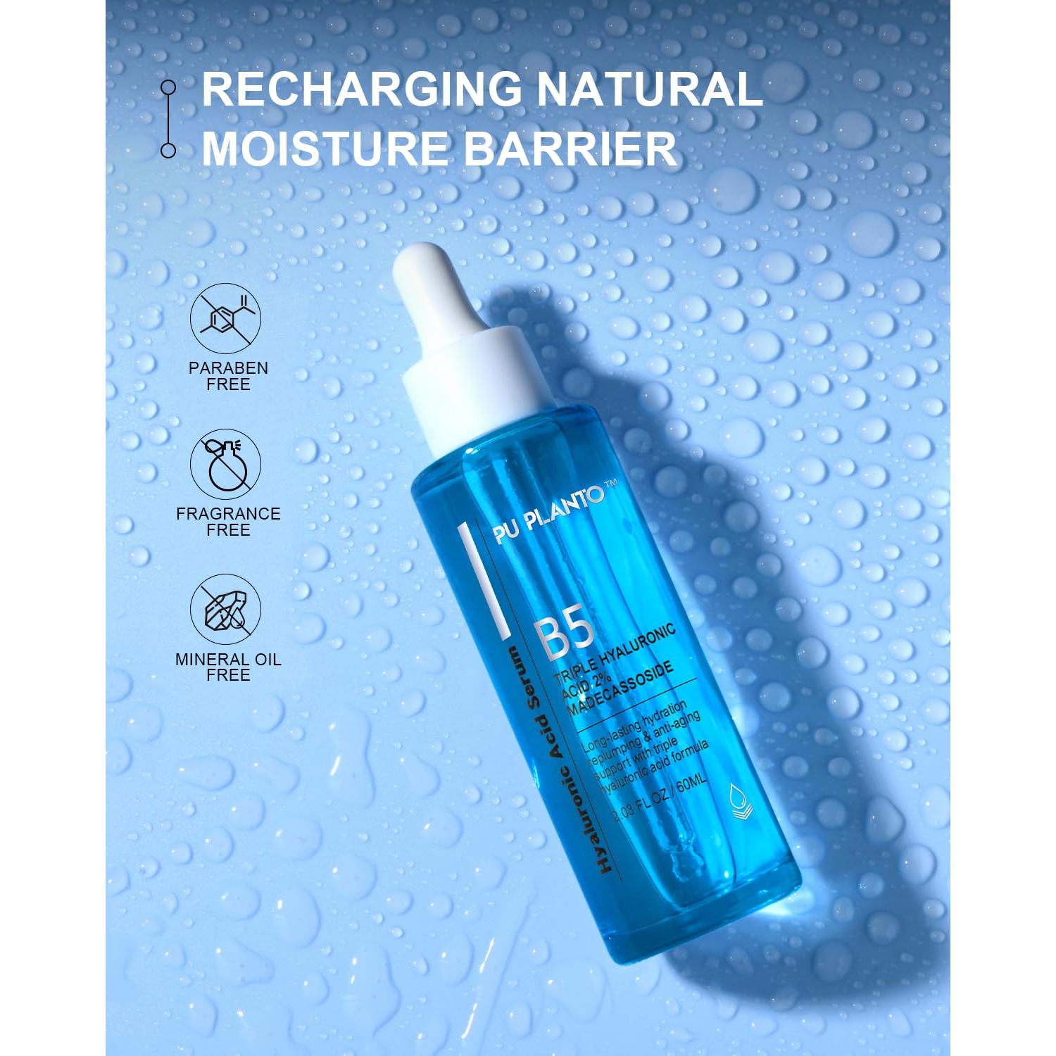 Suero Facial Ácido Hialurónico PU PLANTO B5 60ml Hidratante