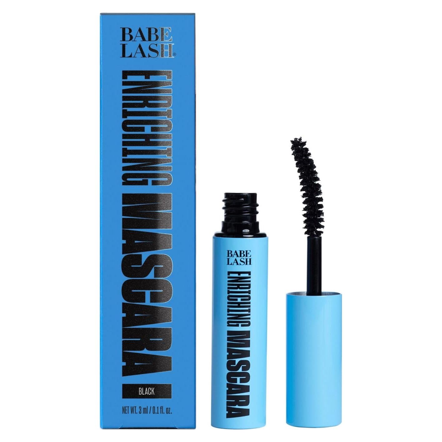 Máscara de Pestañas Babe Original - Resistente al Agua, Volumen Construible, 17.86g