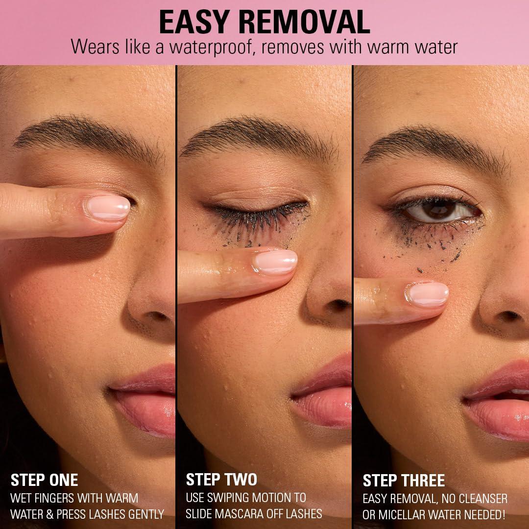 Máscara de Pestañas Tubo Revolución 8.3 ml Negra Resistente al Agua