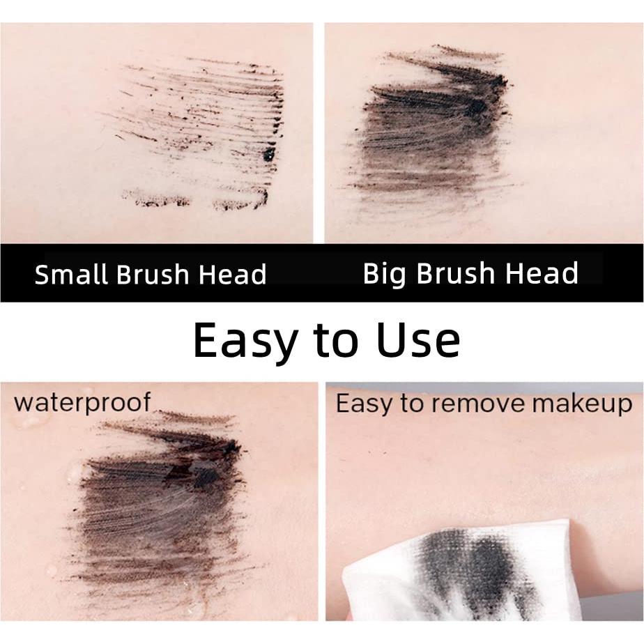 Máscara de Pestañas 2 en 1 QY - Volumen y Alargamiento