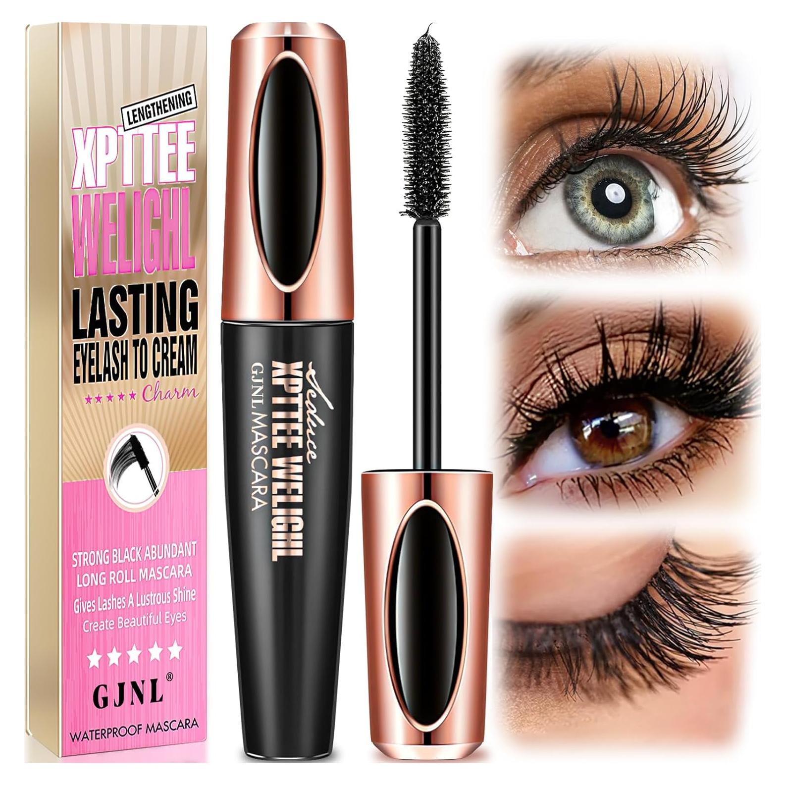 Máscara de Pestañas GJNL 4D Impermeable Volumen y Longitud