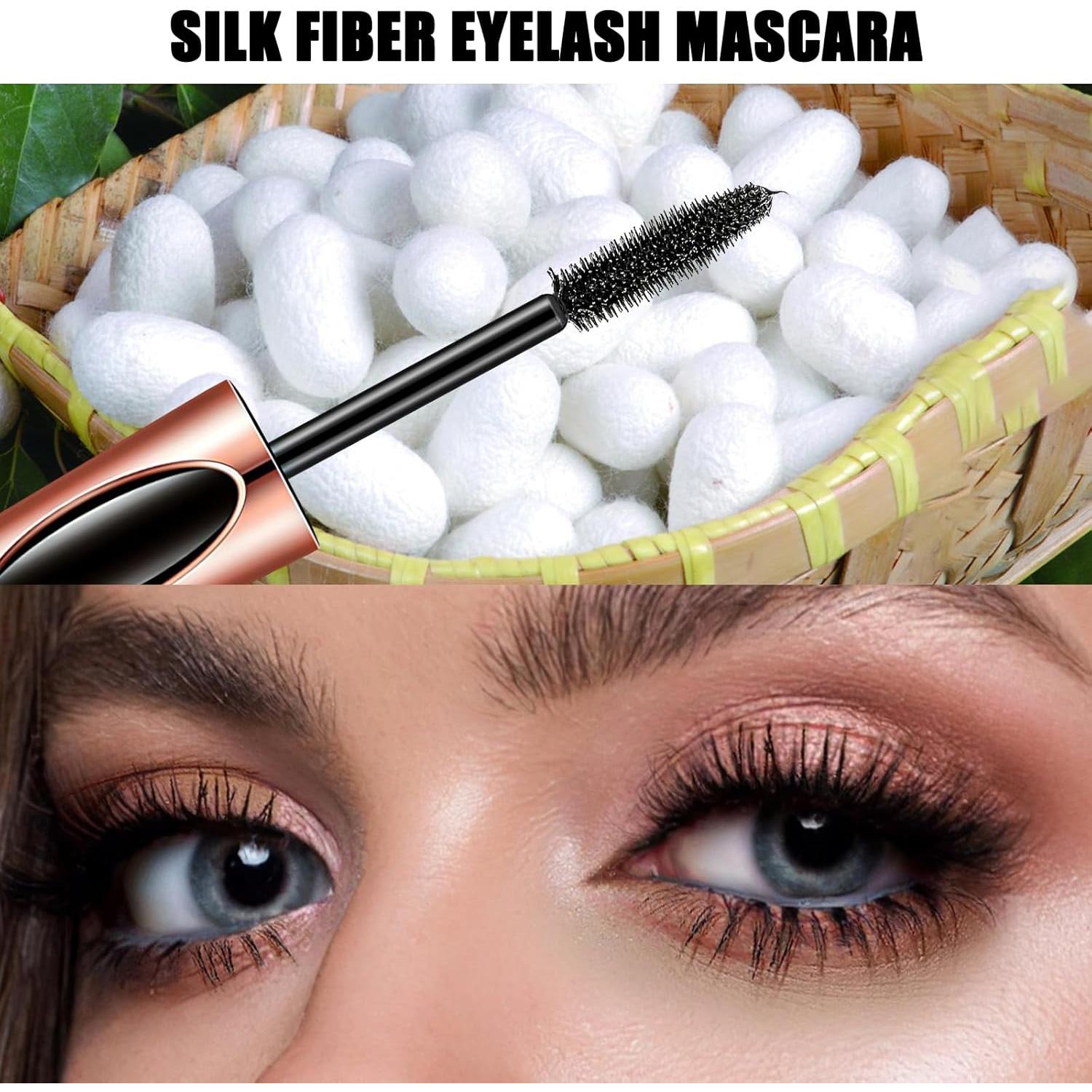 Máscara de Pestañas GJNL 4D Impermeable Volumen y Longitud