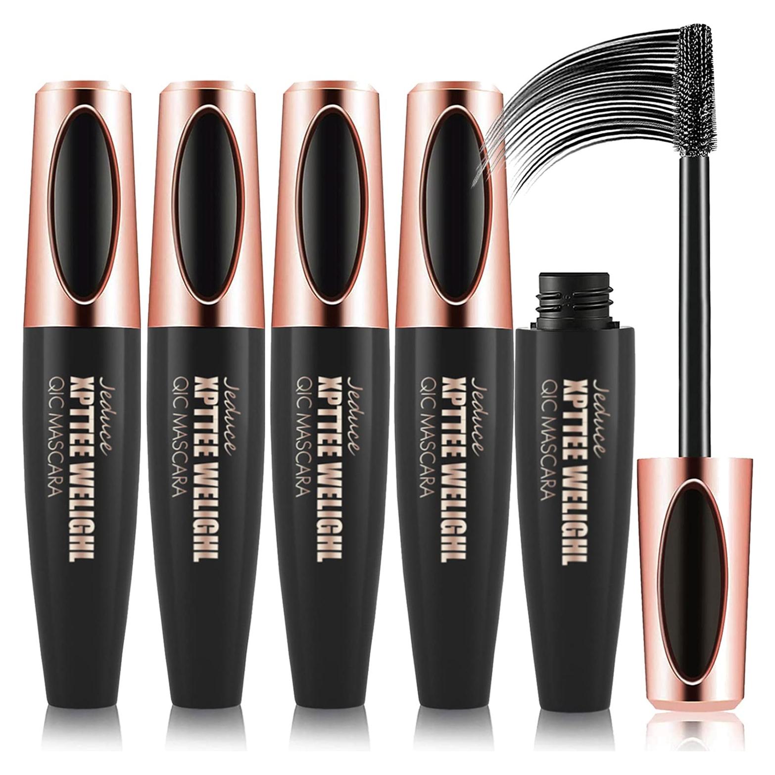 Máscara de Pestañas de Fibra de Seda 4D Alisesun - Paquete de 4