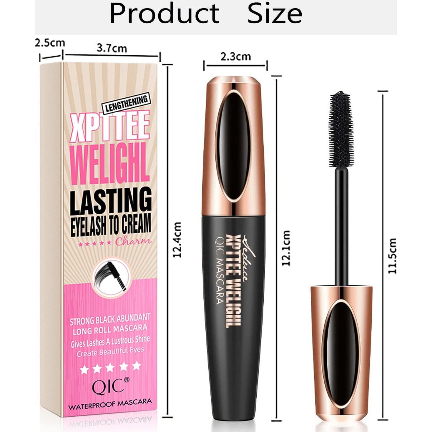 Máscara de Pestañas de Fibra de Seda 4D Alisesun - Paquete de 4