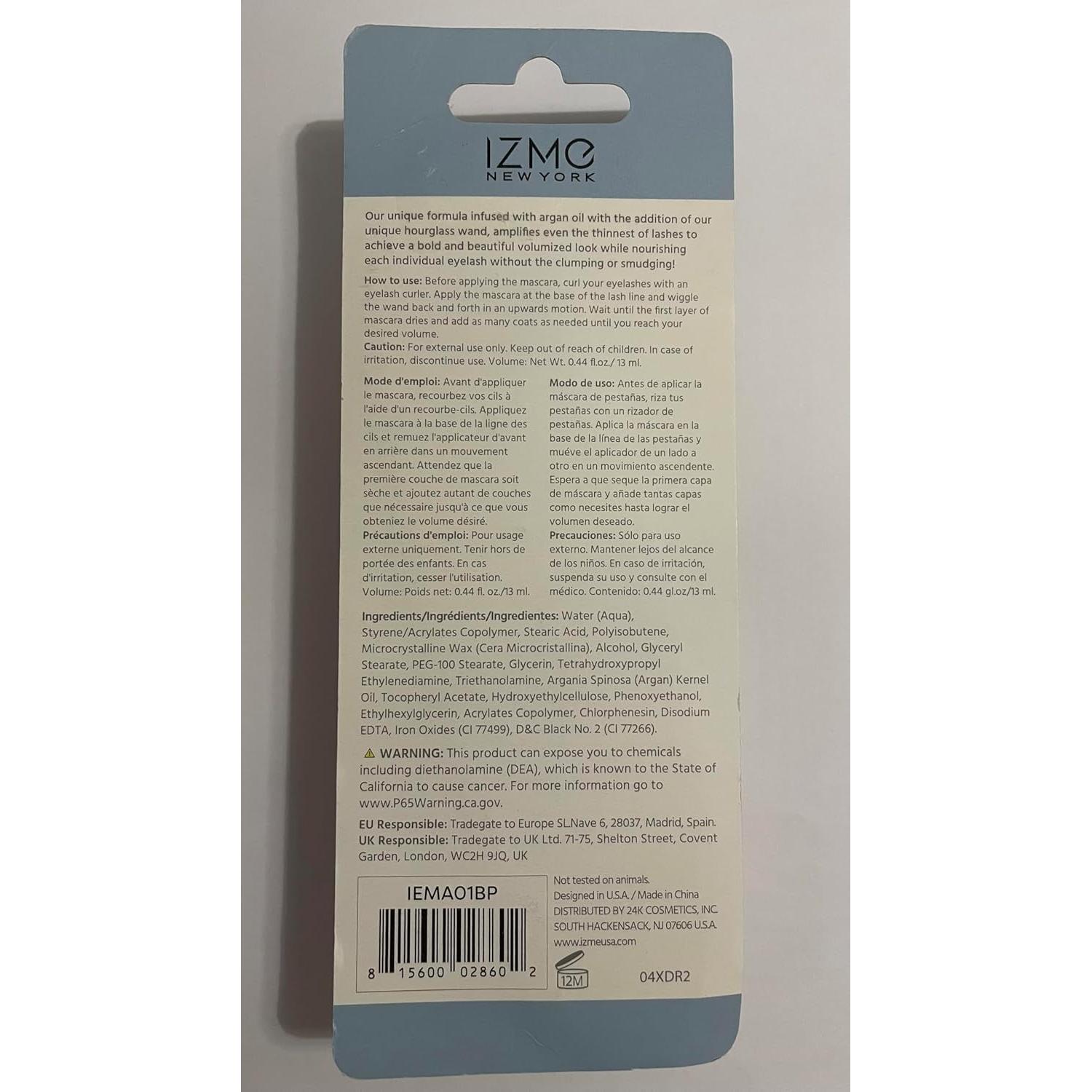 Máscara Voluminizadora de Pestañas IZME Nueva York 13 ml