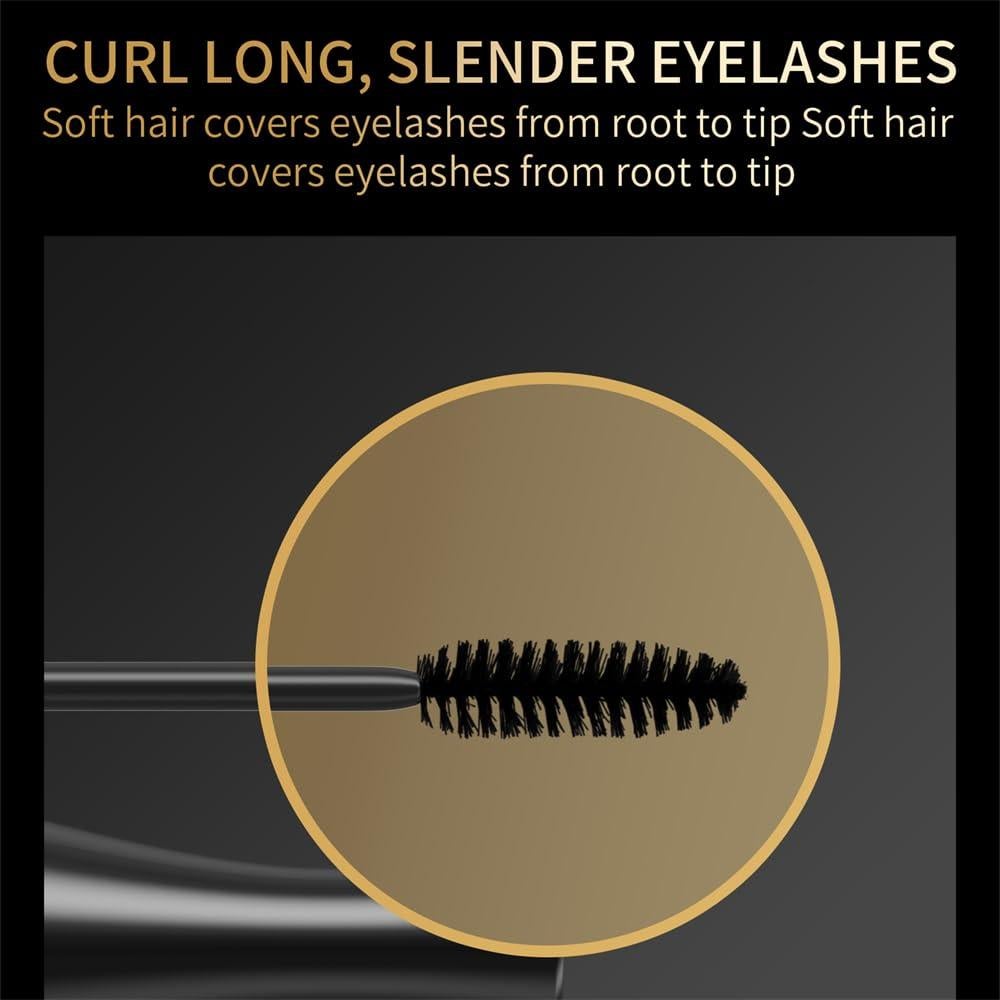 Máscara de Pestañas MZKV 4D Fibra de Seda Impermeable 32g