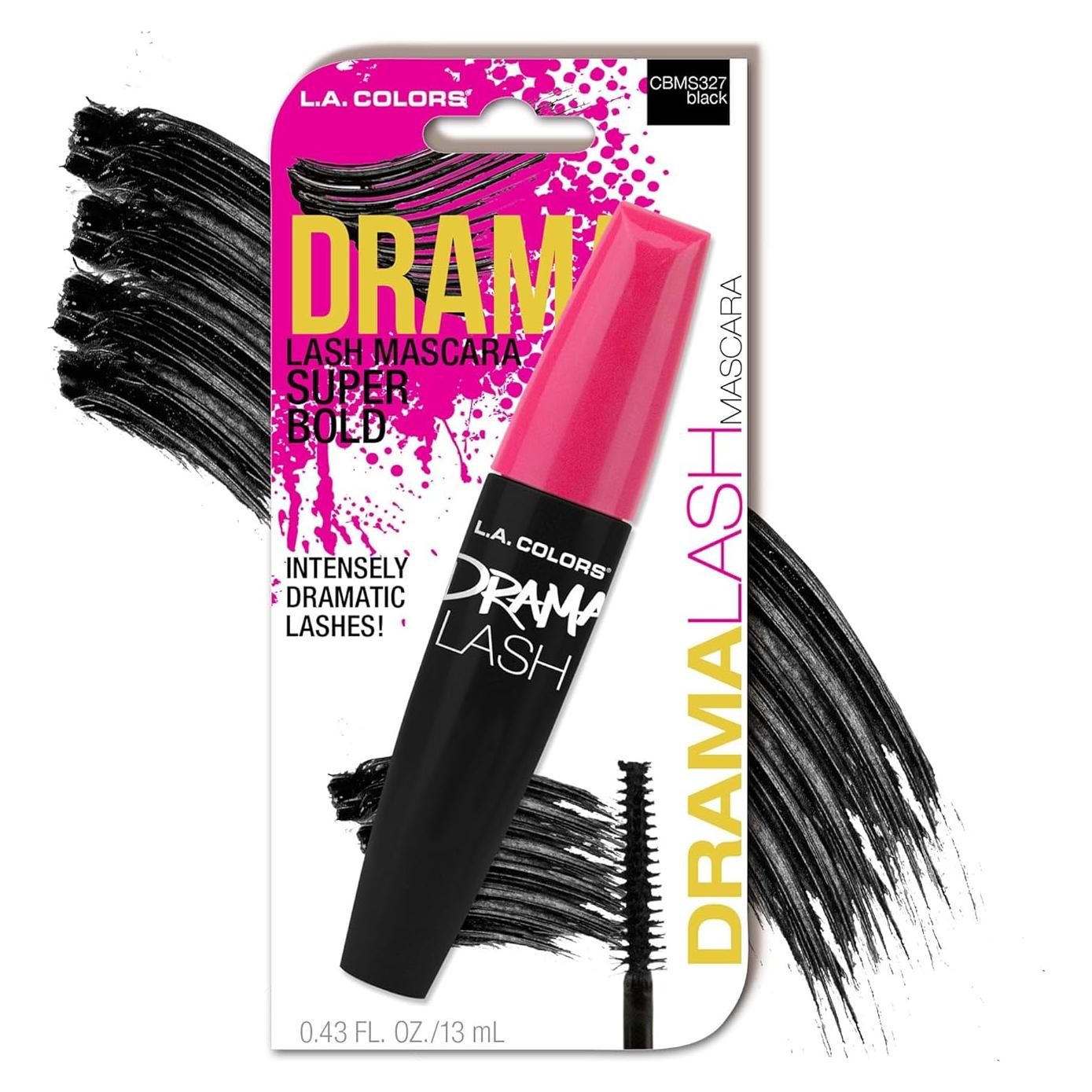 Máscara Drama para Pestañas L.A. COLORS - Negro 30g