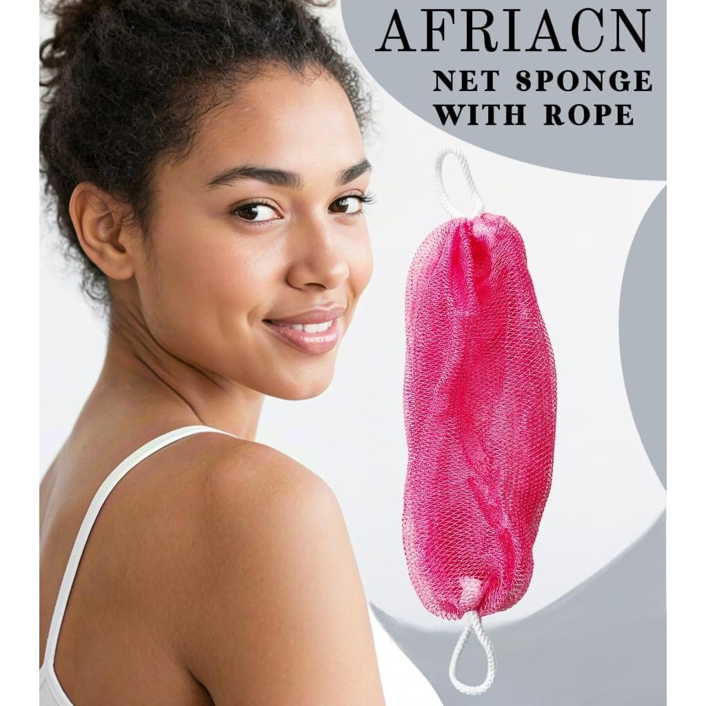Esponja Exfoliante Africana SPMKTBOZAI Rosa 302 cm
