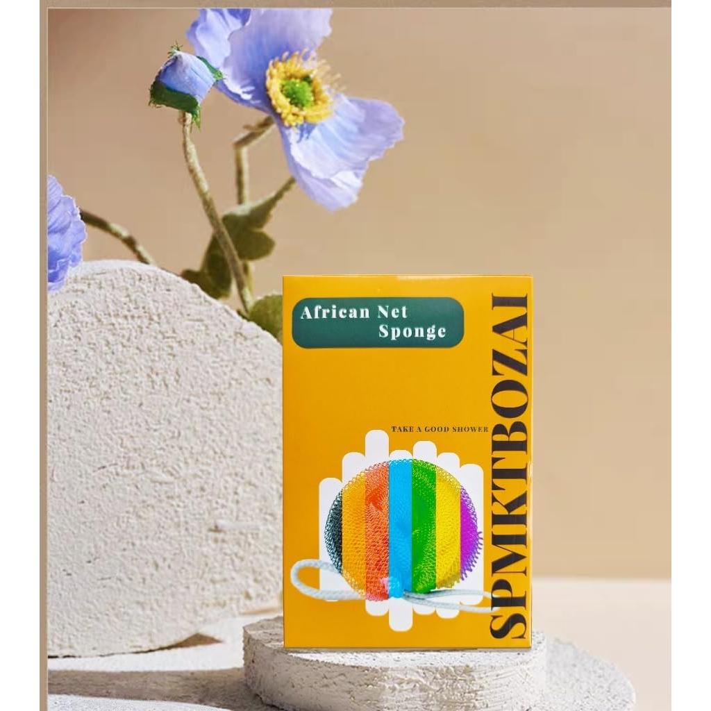 Esponja Exfoliante Africana SPMKTBOZAI Rosa 302 cm