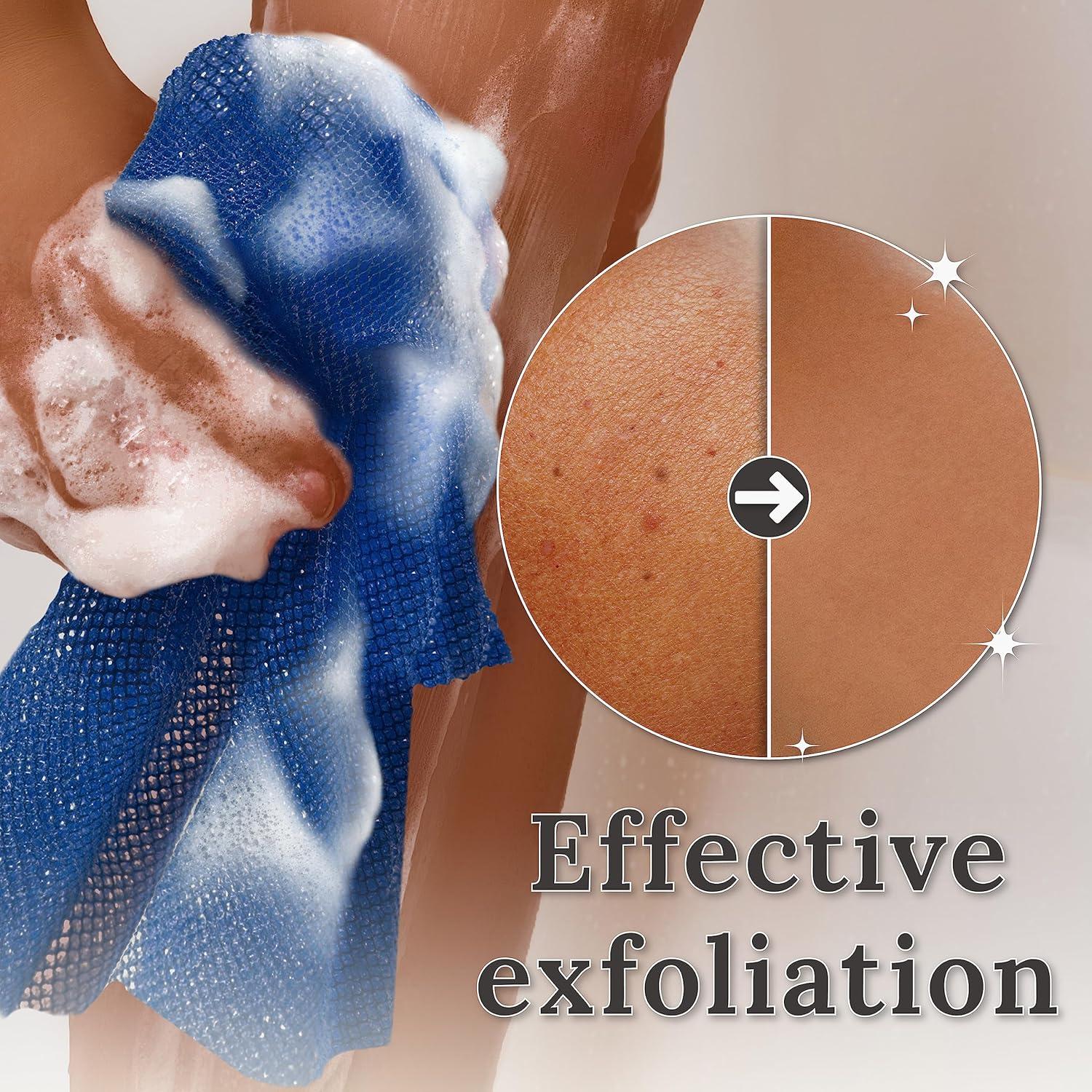 Esponja de Baño Exfoliante MyHomeBody Set de 3 Colores