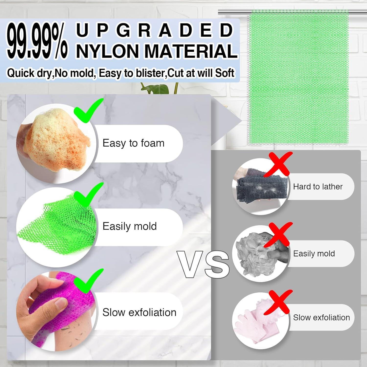 Esponja de Red Africana SpiralScgv - Exfoliación Profunda 4 Piezas