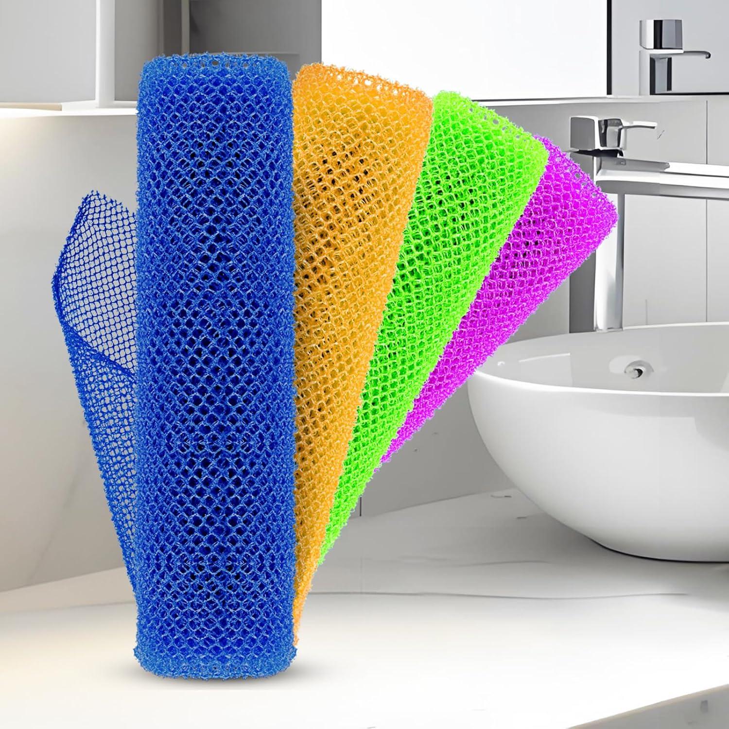 Esponja de Red Africana SpiralScgv - Exfoliación Profunda 4 Piezas