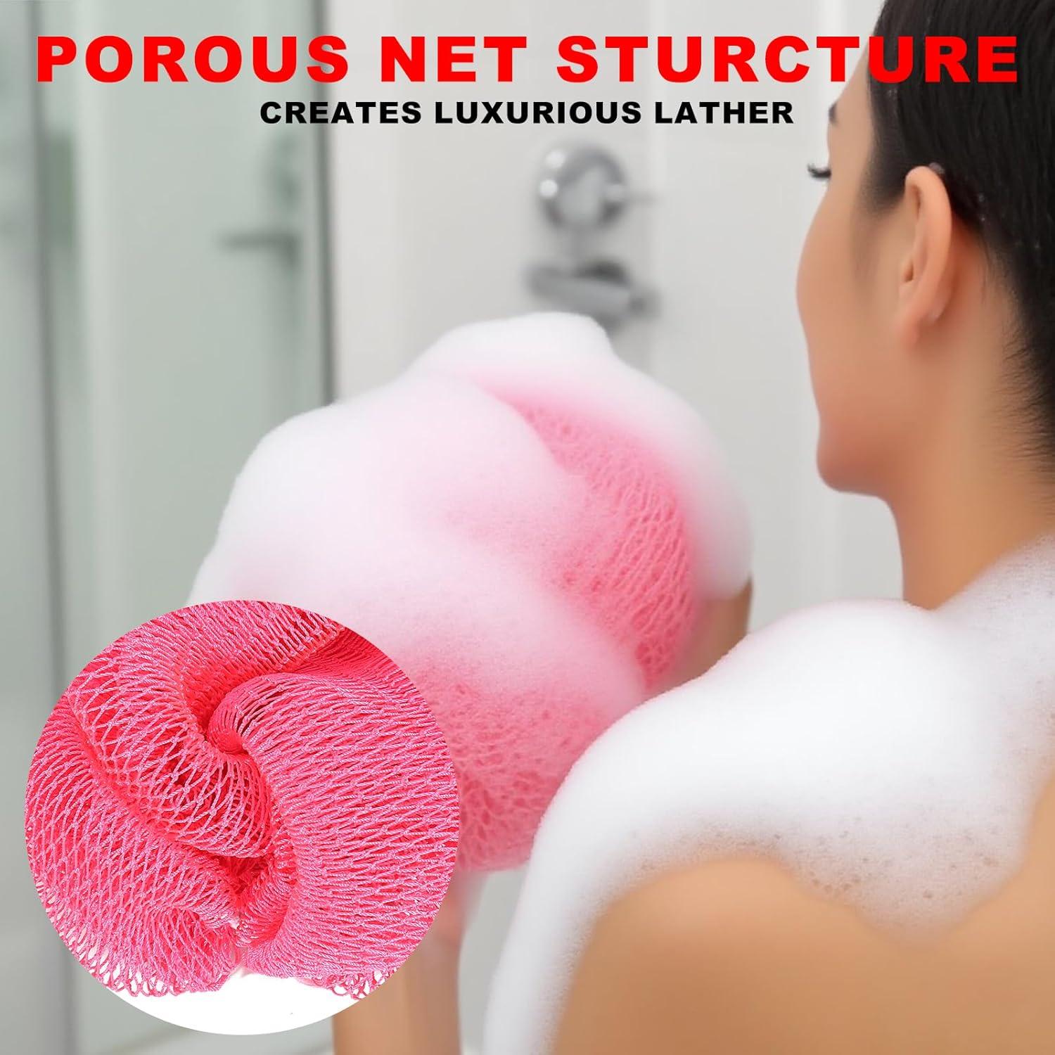 Esponja de Red Africana SpaLands 2 Piezas Exfoliantes 102 cm