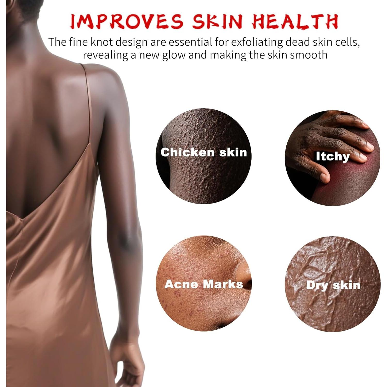 Esponja de Red Africana SpaLands 2 Piezas Exfoliantes 102 cm