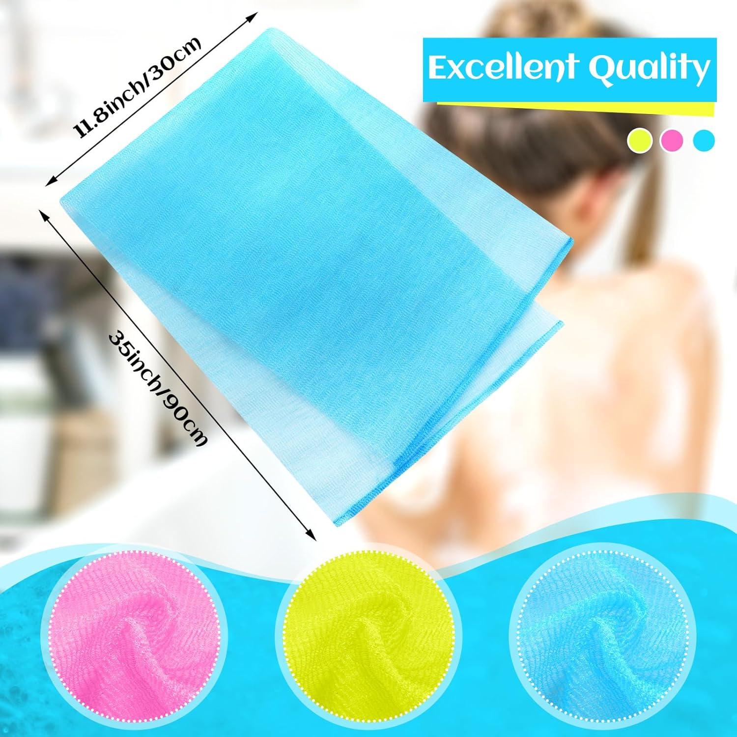 Toalla Exfoliante de Baño Tatuo 12 Piezas 30x90 cm