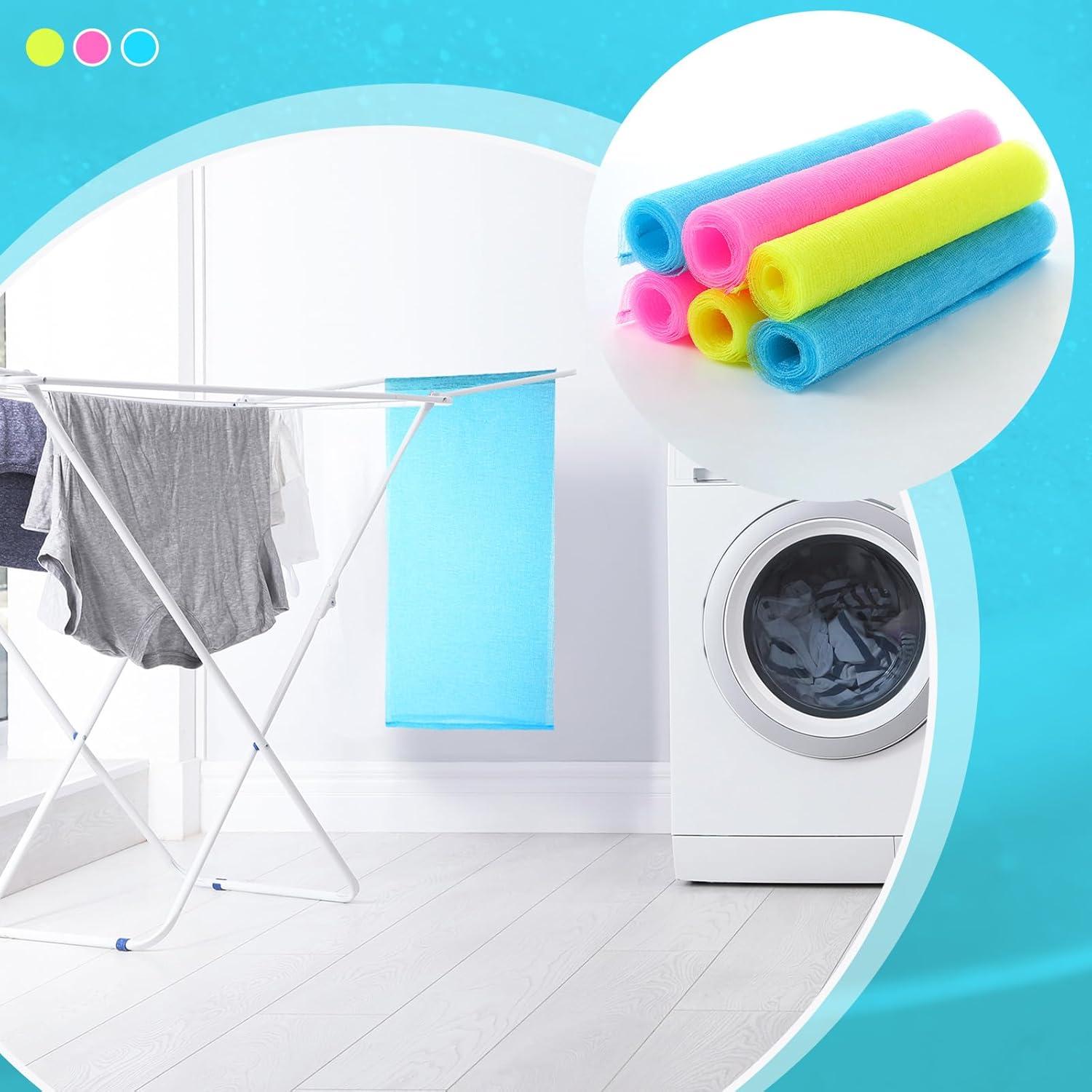 Toalla Exfoliante de Baño Tatuo 12 Piezas 30x90 cm