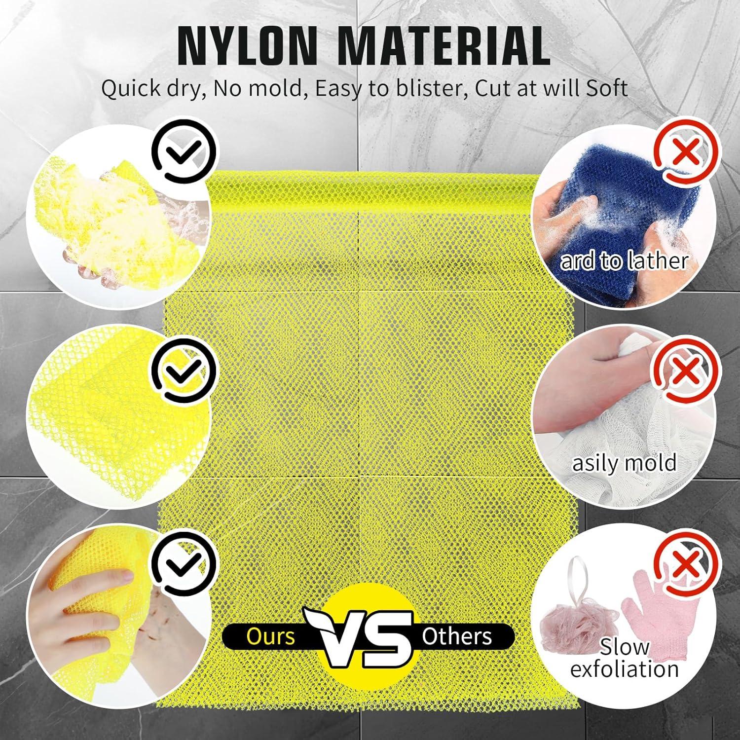 Esponja Exfoliante de Red Africana Lnngub 30x80cm Nylon