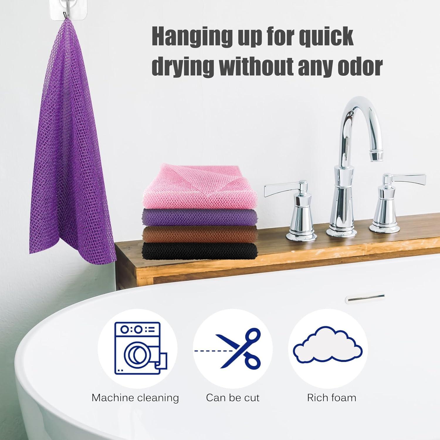 Paquete de 2 Esponjas de Red Africana QIANCAIWANG 63.5x20.3cm