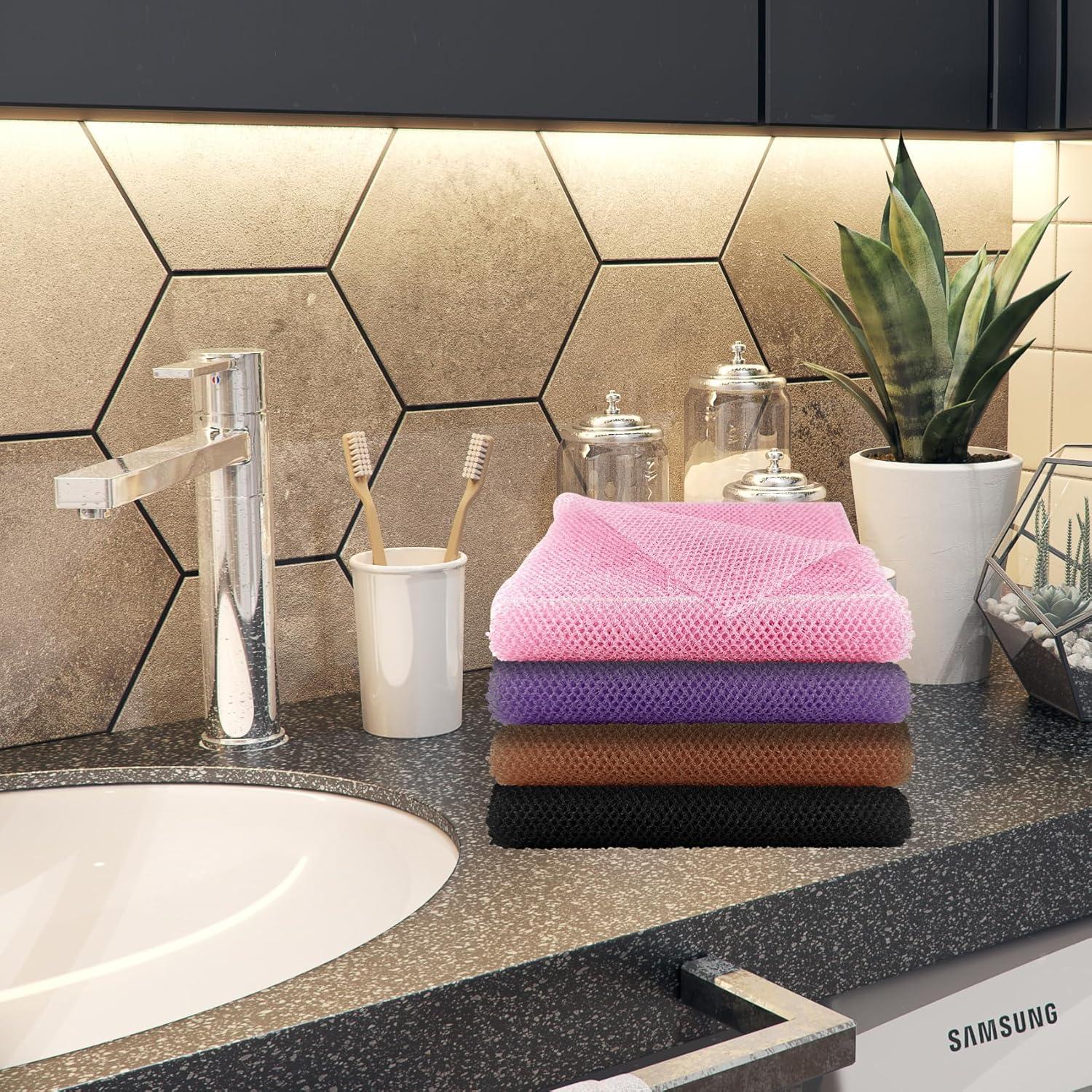 Paquete de 2 Esponjas de Red Africana QIANCAIWANG 63.5x20.3cm