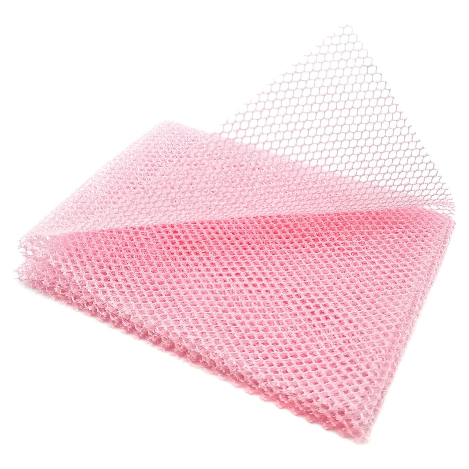 Esponja de Baño Exfoliante Quacc Rosa 80x30 cm Nylon