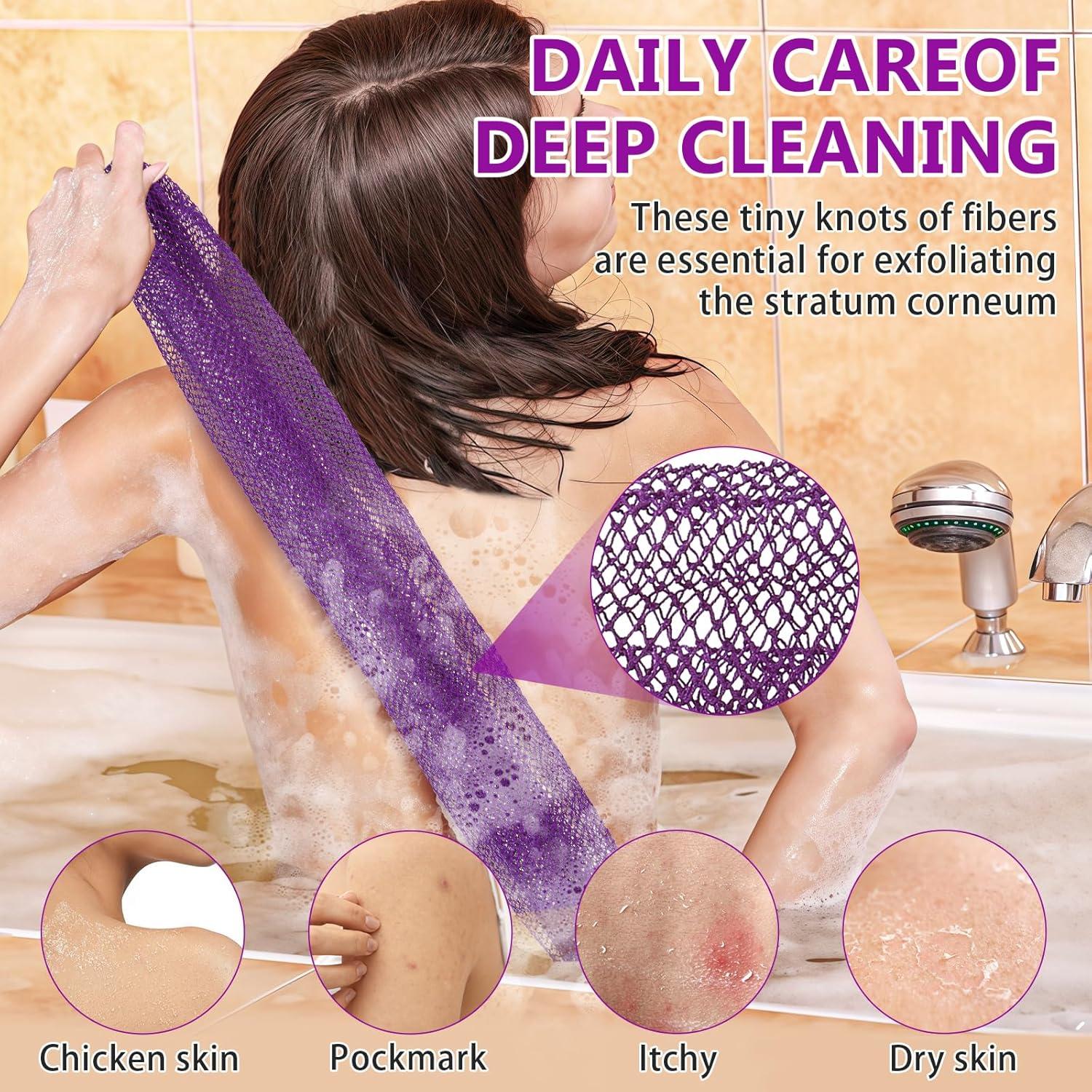 Esponja Exfoliante Africana MISSLILI para Cuerpo 89-109 cm