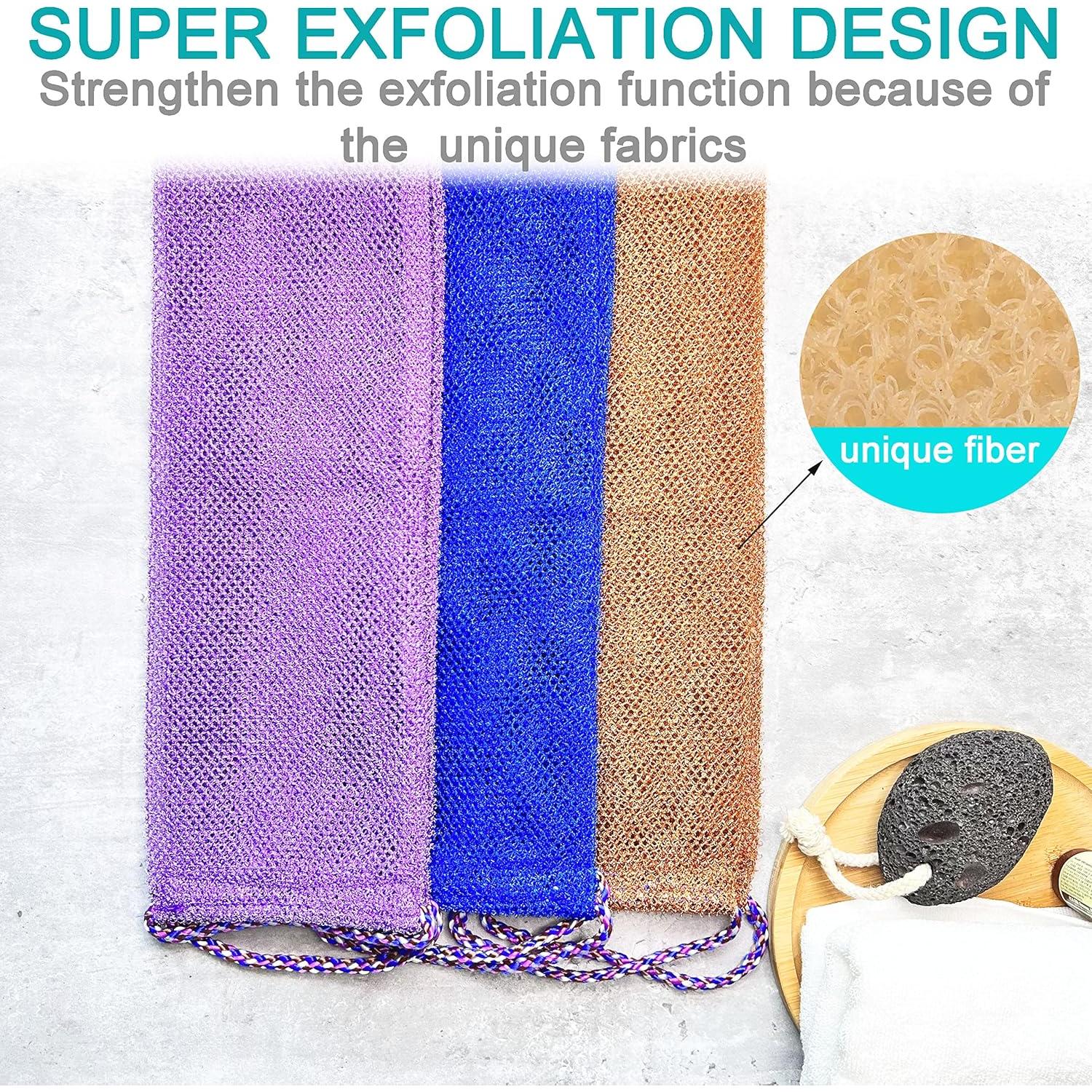 Esponja Exfoliante para Espalda Mr.Cui'shop - 76x13.5cm Doble Cara