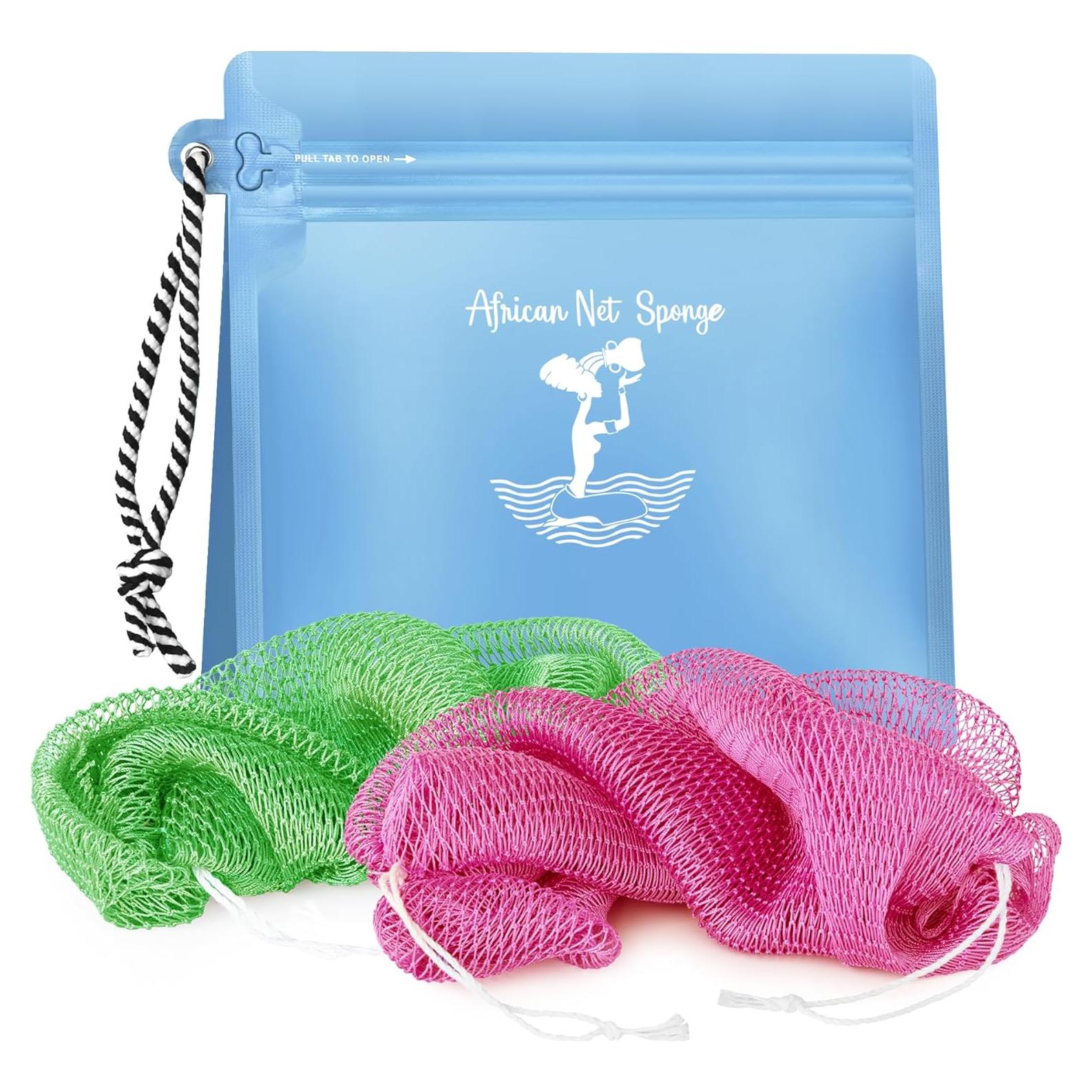 Esponja Exfoliante Africana Auténtica Afrisensetic 2 Unidades