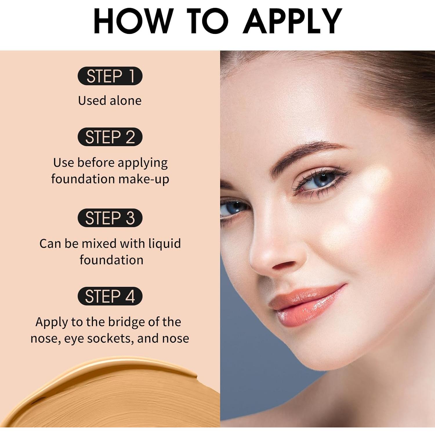 Filtro Líquido Halo Glow UCANBE 25.7g - Brillo Champagne