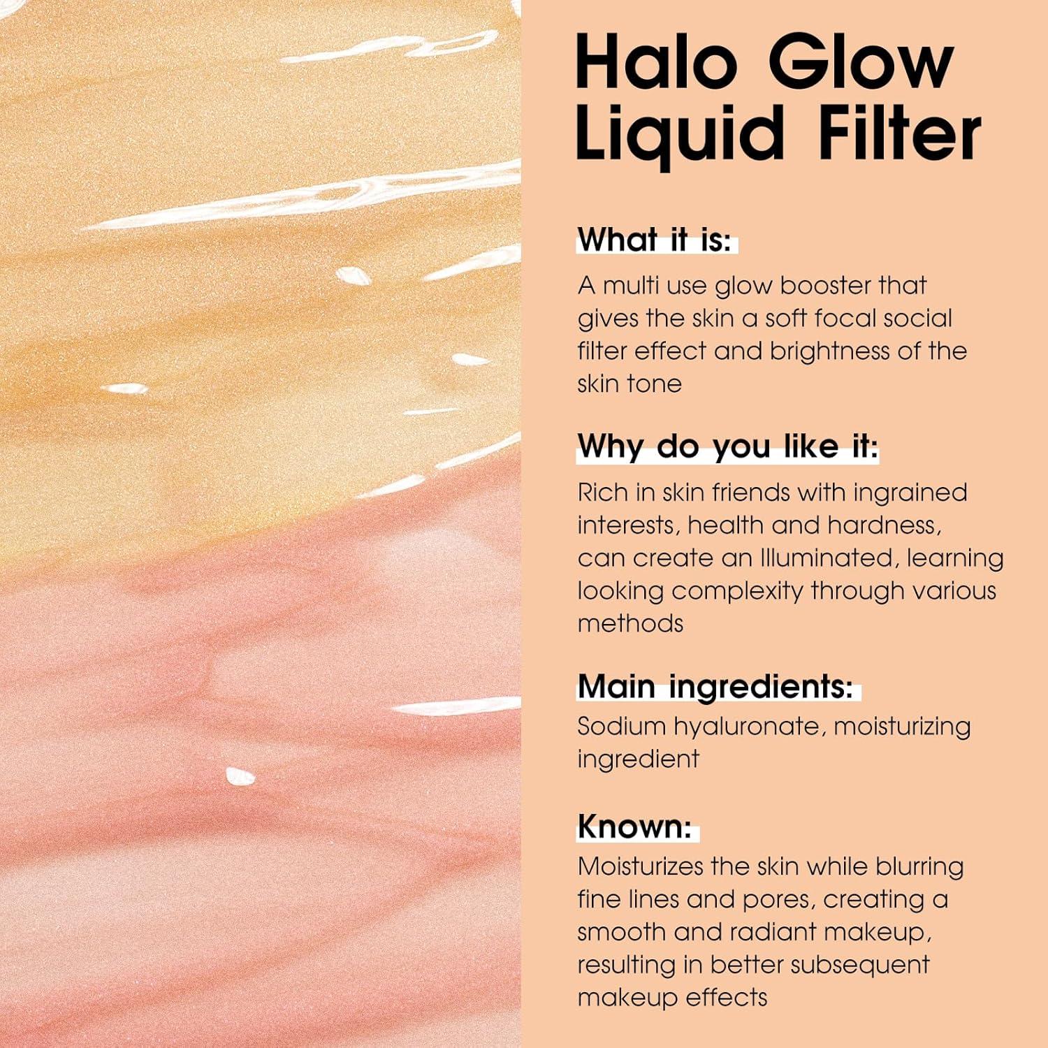 Filtro Líquido Halo Glow UCANBE 25.7g - Brillo Champagne