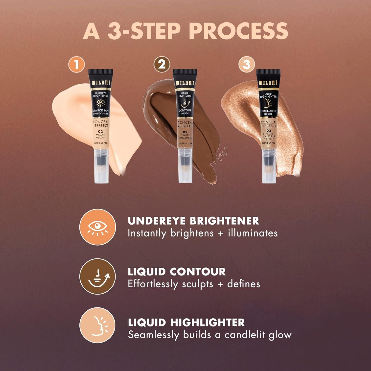 Iluminador Líquido Milani Ocultar + Perfecto 5.9 ml Solar