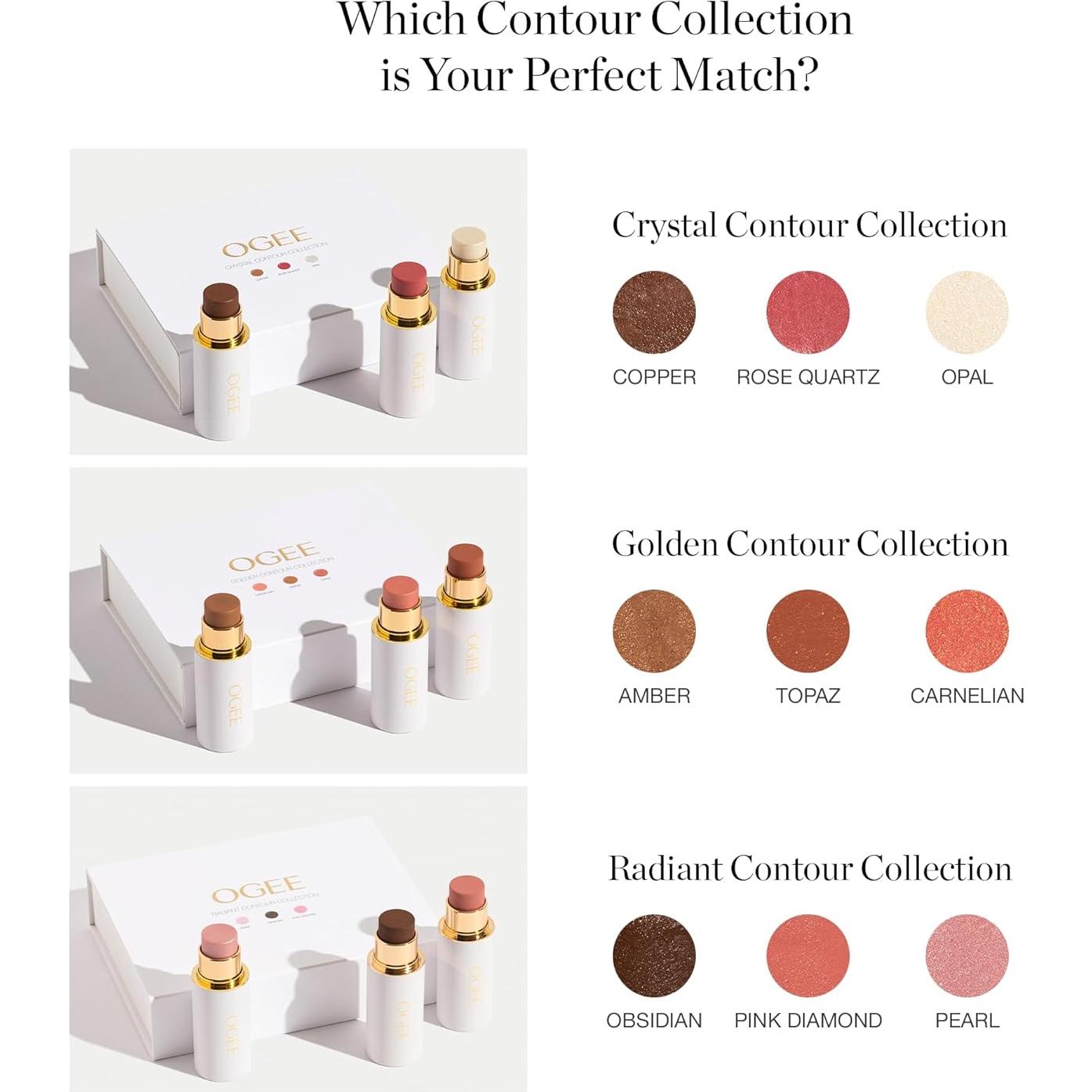 Trío de Stick Facial Ogee - Colección Contorno Orgánico