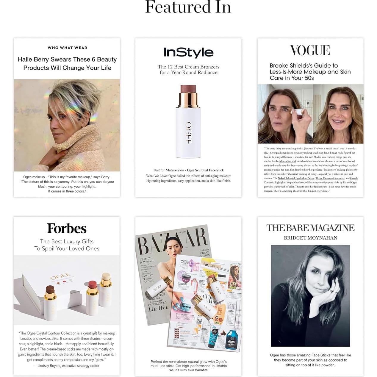 Trío de Stick Facial Ogee - Colección Contorno Orgánico