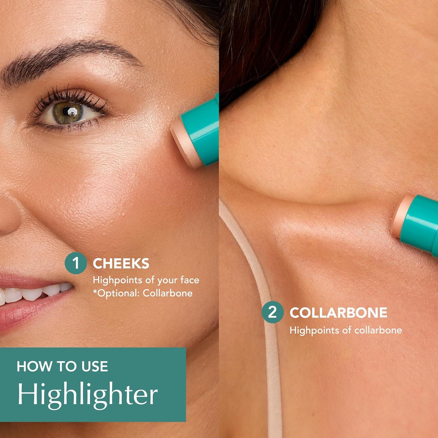 Barra Iluminadora en Crema Thrive Causemetics 32g - Brillo Dorado