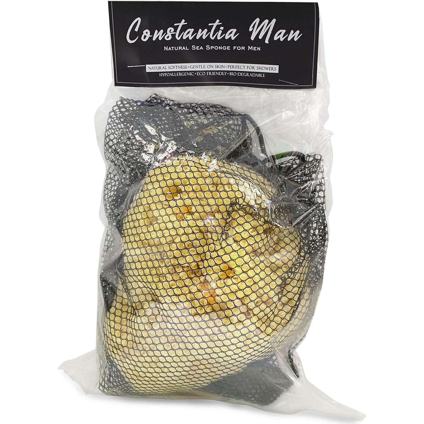 Esponja de Mar Natural Extra Grande 15-18 cm Constantia Man