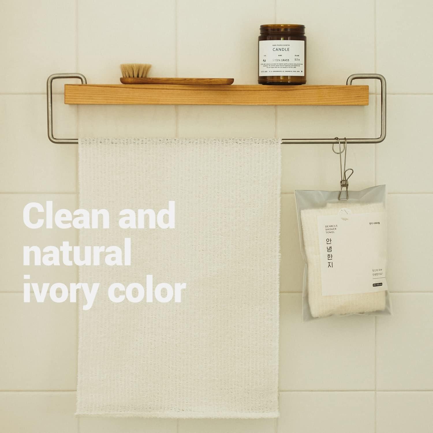 Esponja de Baño Exfoliante Hello Hanji - Paño Suave 1 Unidad