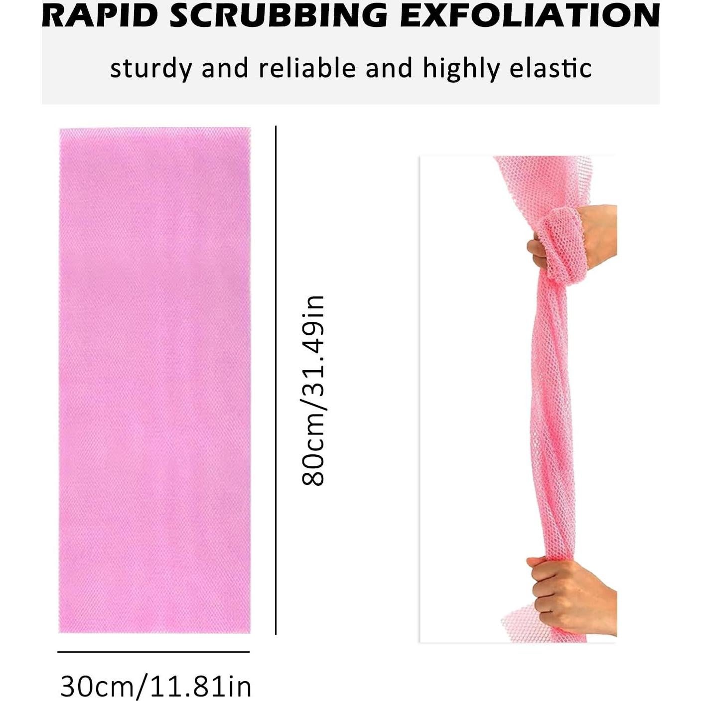 Esponja de Baño Exfoliante WALWAL 80 cm Malla Secado Rápido