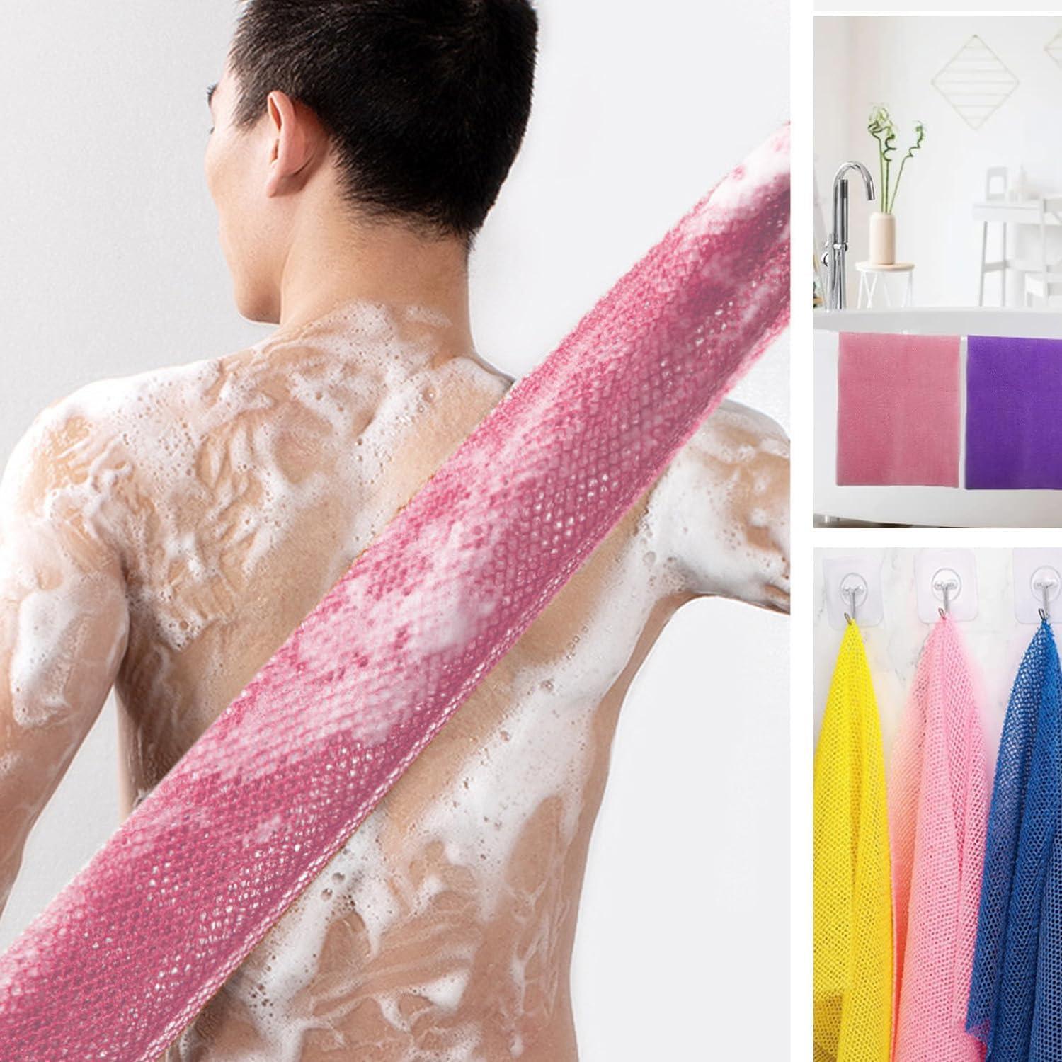 Esponja de Baño Exfoliante WALWAL 80 cm Malla Secado Rápido