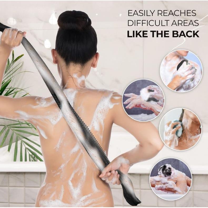 Red de Exfoliación Africana Tyxzle - 2 Piezas Nylon 80 cm