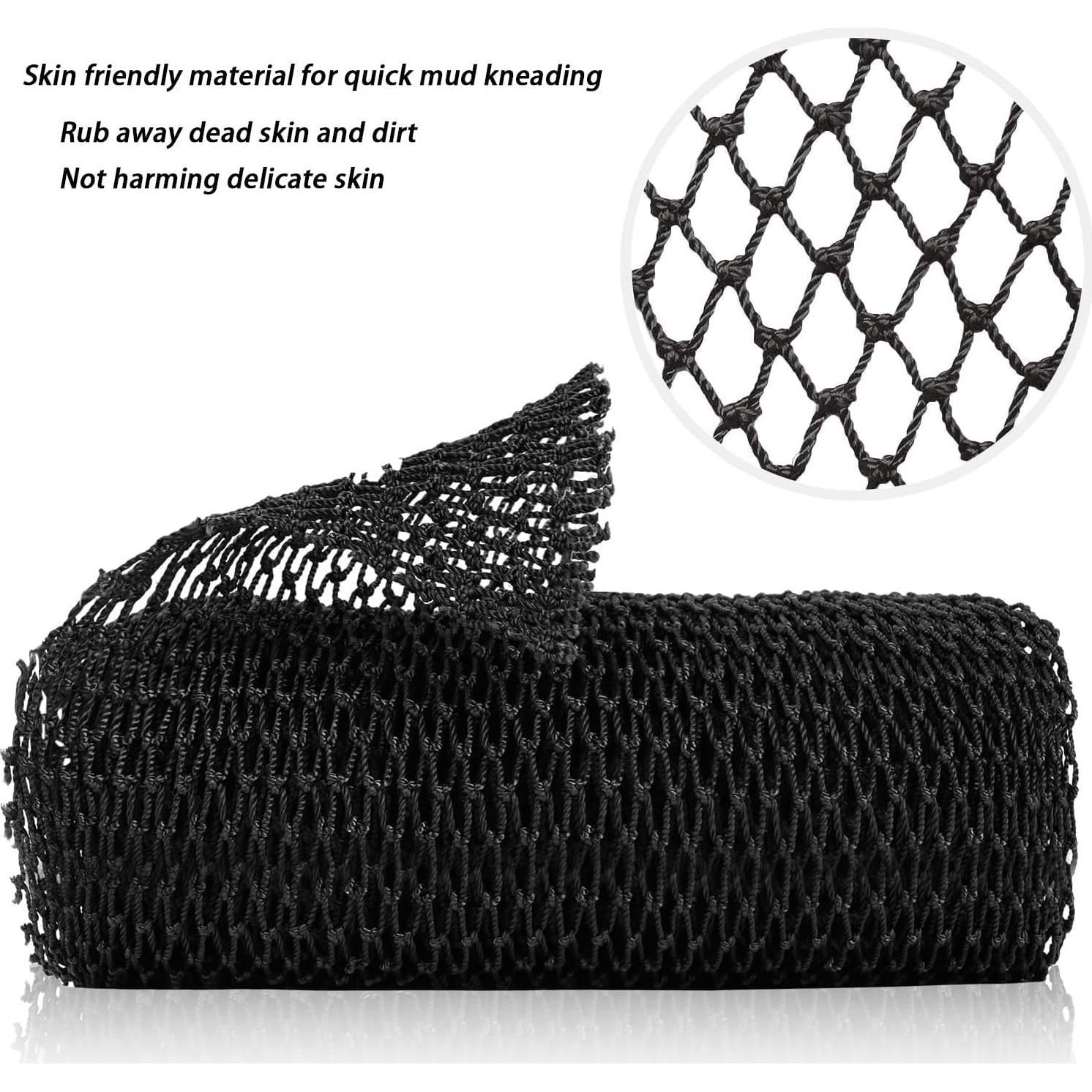 Red de Exfoliación Africana Tyxzle - 2 Piezas Nylon 80 cm